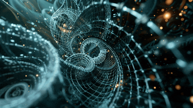 abstract computational visualization of a biological simulation engine, python-style code structures embedded in layered data grids, time-step execution flows, matrix arrays, state vectors, decay and reinforcement curves plotted over discrete intervals, deterministic system behavior under constraint, no organisms, no biology imagery, no humans, no sci-fi fantasy, no glow effects, neutral scientific palette (black, graphite, steel blue, muted amber), sharp technical clarity, verification-focused, execution n