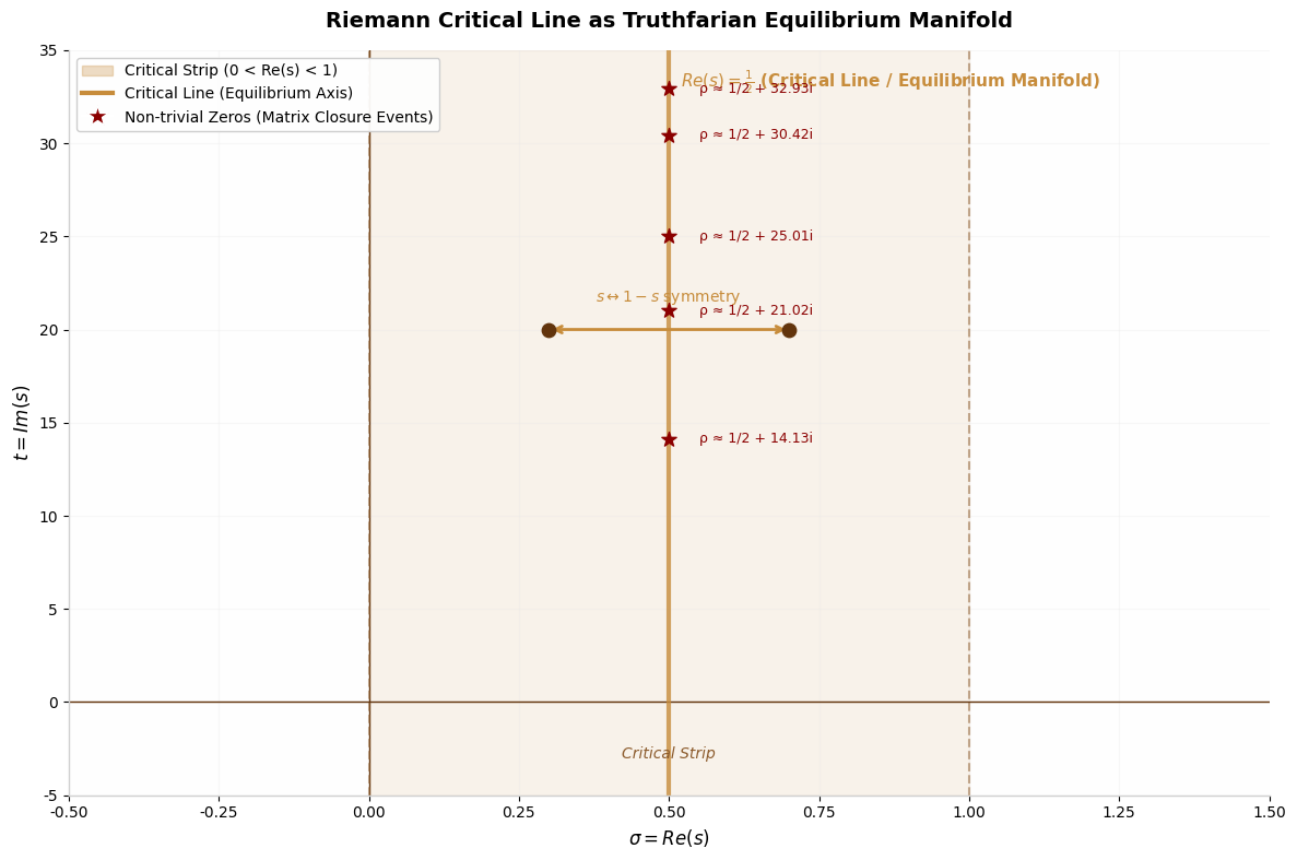 Figure 2: Critical Line as Equilibrium Manifold